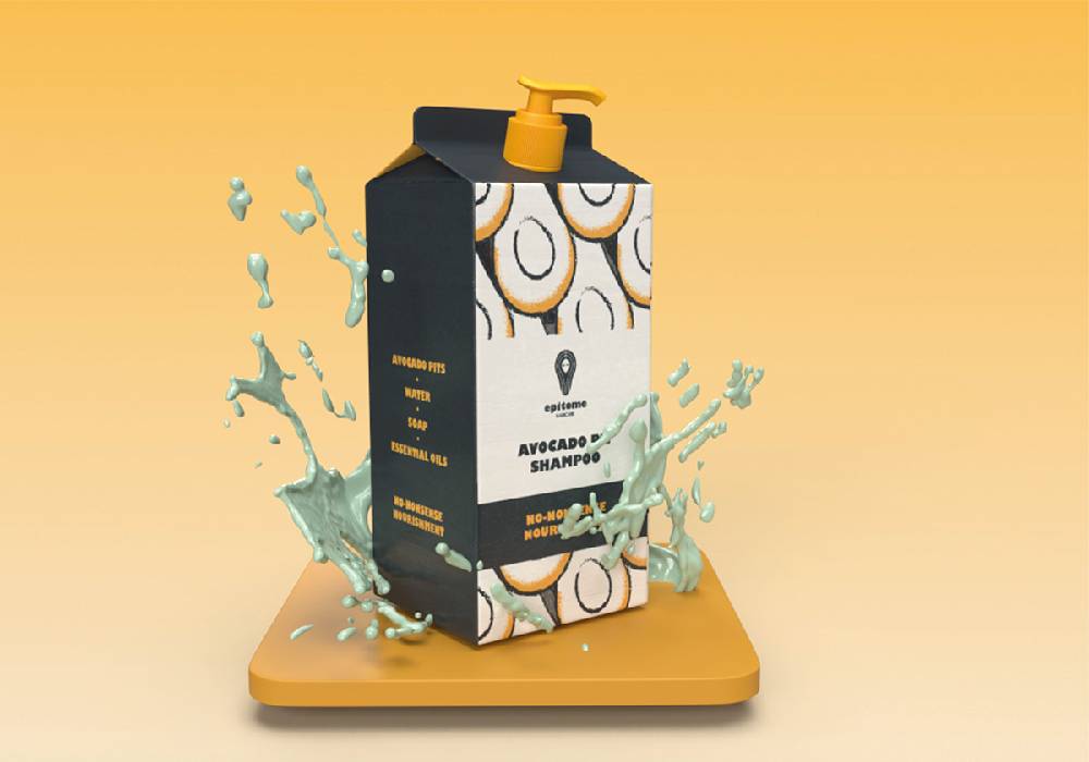 best shampoo packaging design 